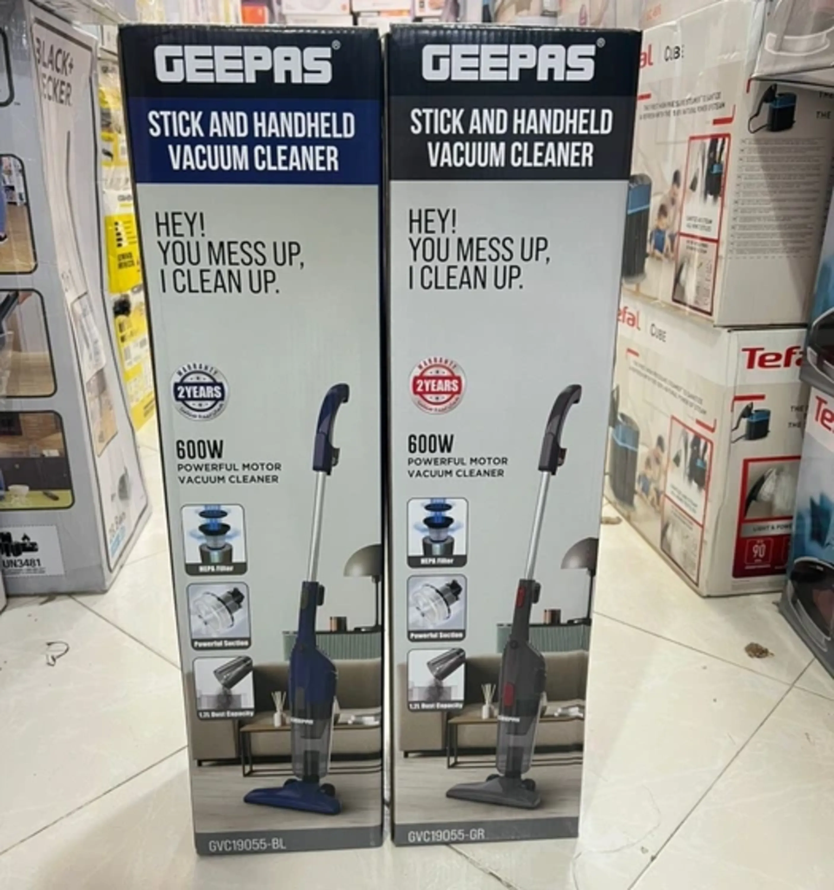 جارو ایستاده و دستی جیپاس مدل GVC19055